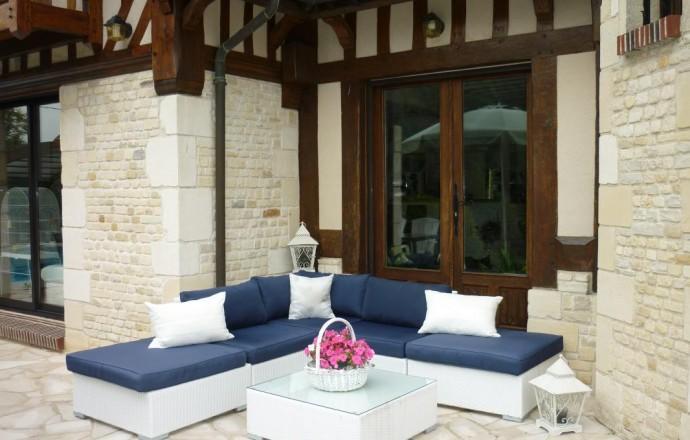 Les Hibiscus Villa Онфльор Екстериор снимка